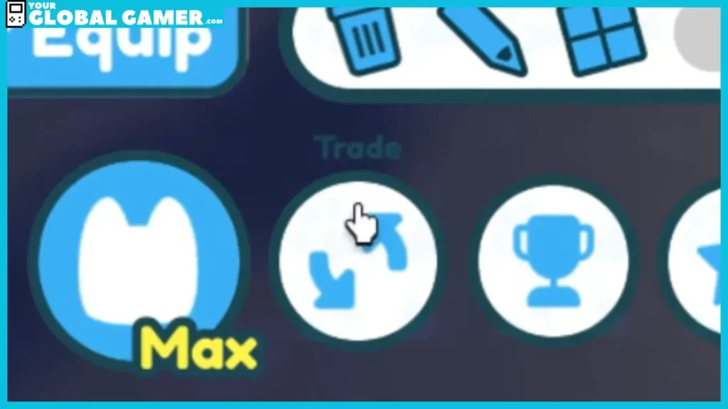 Pet Sim X: Trade Button