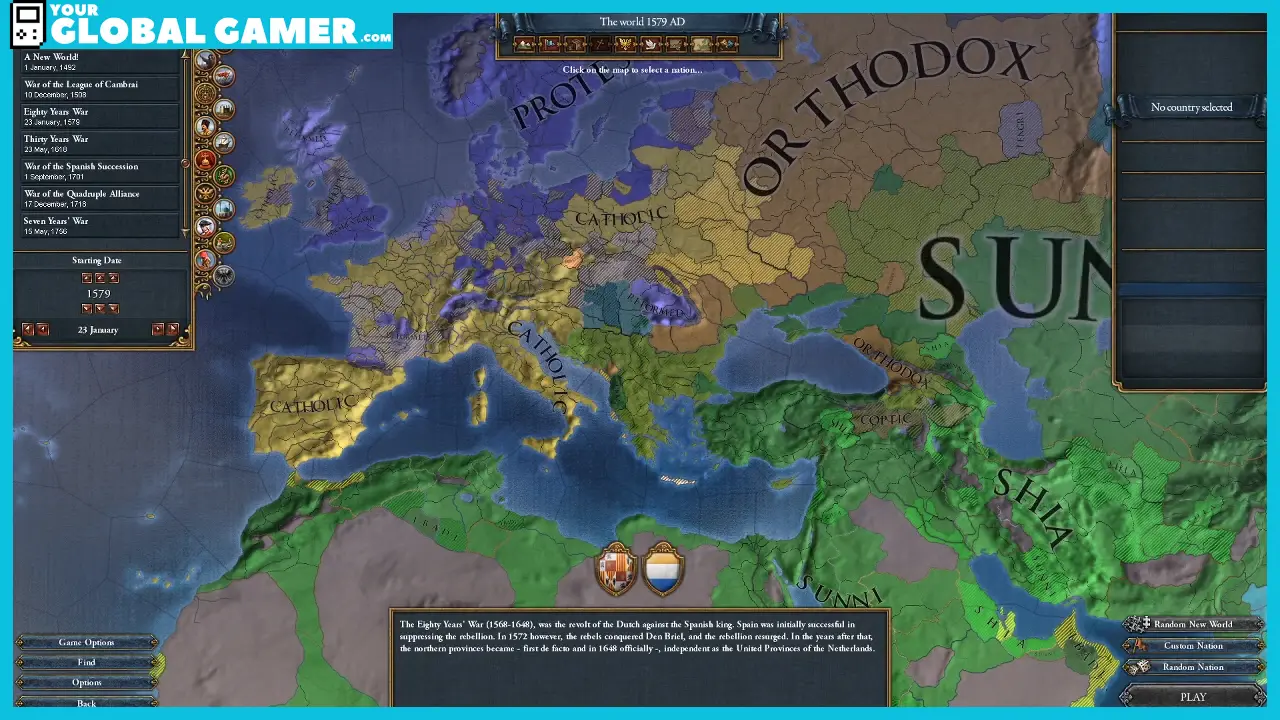 EU4: Religion Map Mode