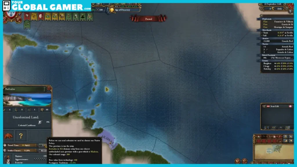 EU4: Caribbean Sea